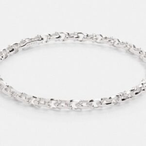 An image of a silver Coach® link bracelet